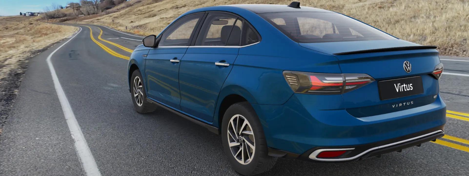 Volkswagen Virtus Left Three Quarter View Volkswagen Virtus Left Three Quarter View