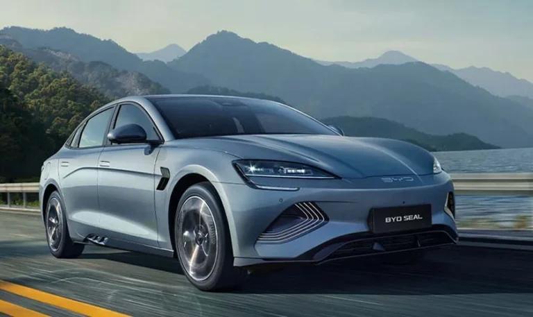 Image for 2025 BYD Seal Electric Sedan Launched In India At Rs 41 Lakh
