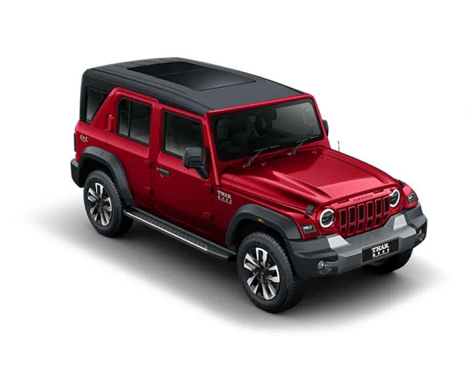 Mahindra Thar ROXX AX5L D AT 4WD Mocha Intrs - TANGO RED