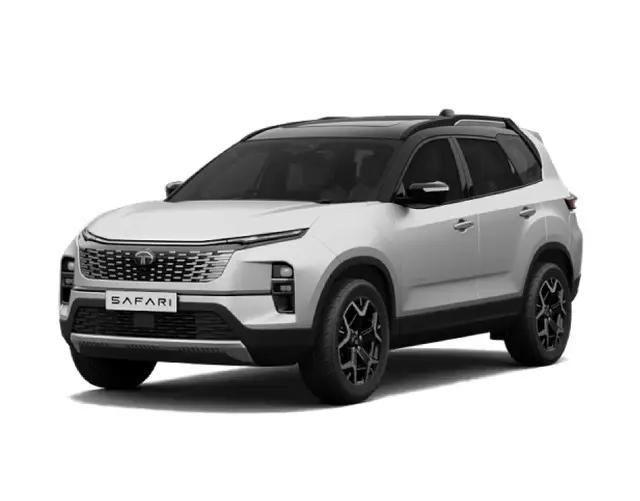 Tata Safari Accomplished X Plus - Pristine White with Dual Tone