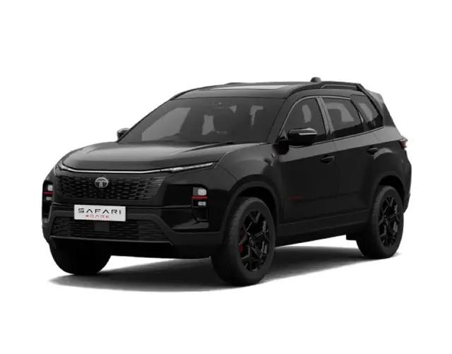 Tata Safari Accomplished Ultra Red Dark Petrol - Carbon Black