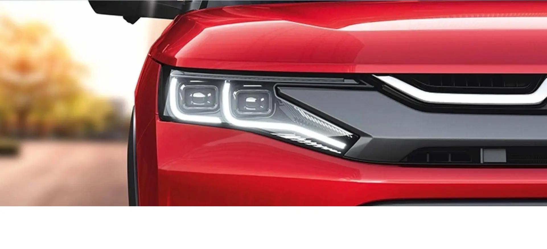 Maruti Suzuki Brezza dual led projector headlamp with led DRLs Maruti Suzuki Brezza dual led projector headlamp with led DRLs