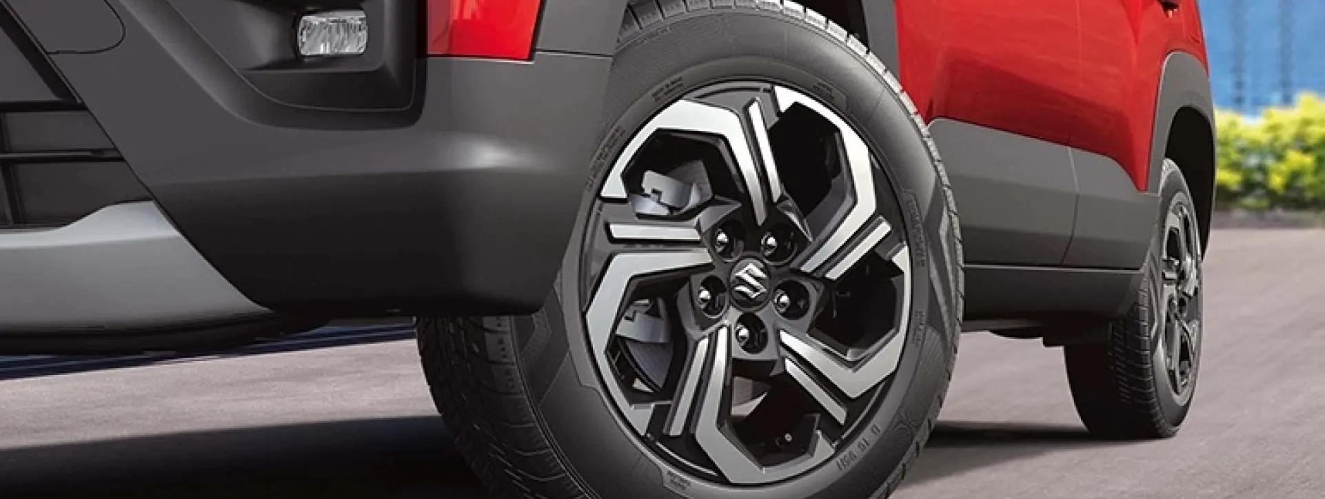 Maruti Suzuki Brezza geometric alloy wheels Maruti Suzuki Brezza geometric alloy wheels