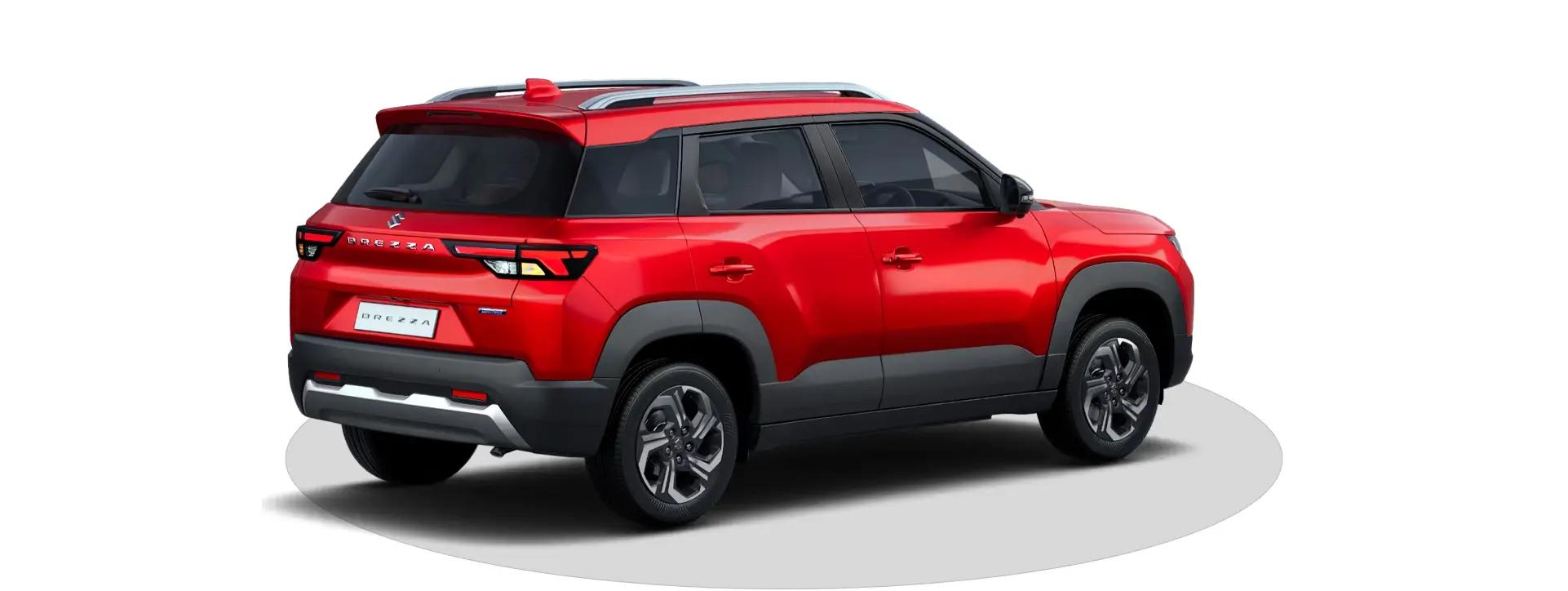 Maruti Suzuki Brezza rear right view Maruti Suzuki Brezza rear right view