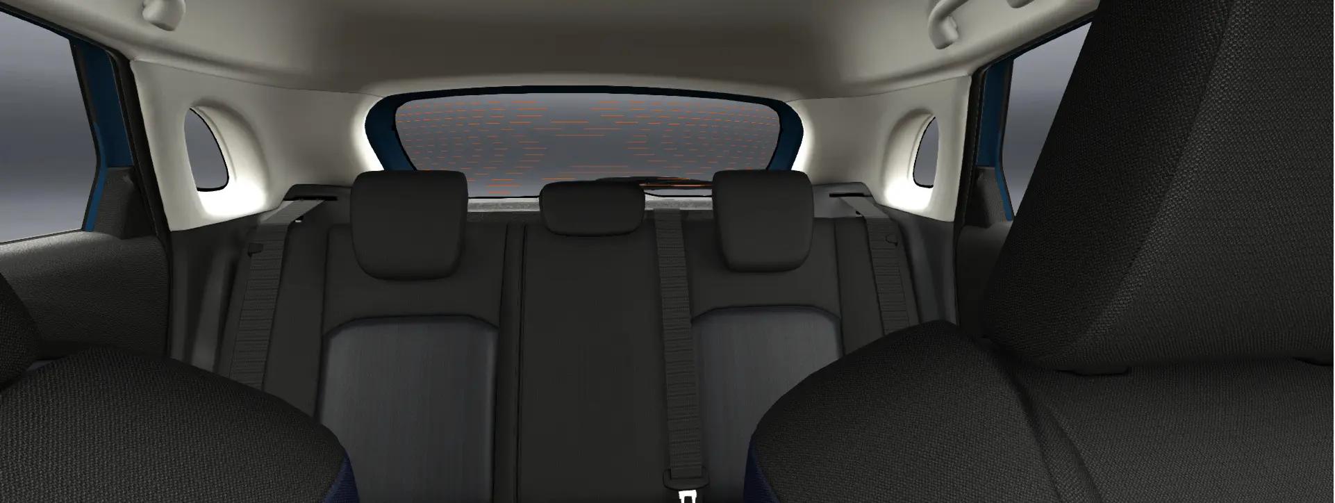 Maruti Suzuki Baleno rear seat Maruti Suzuki Baleno rear seat