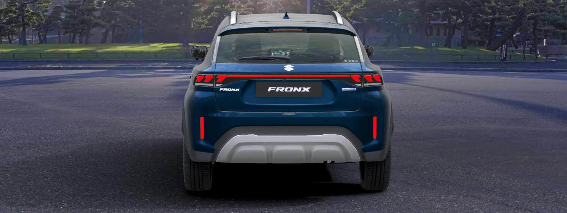 Maruti Suzuki FRONX back side view Maruti Suzuki FRONX back side view