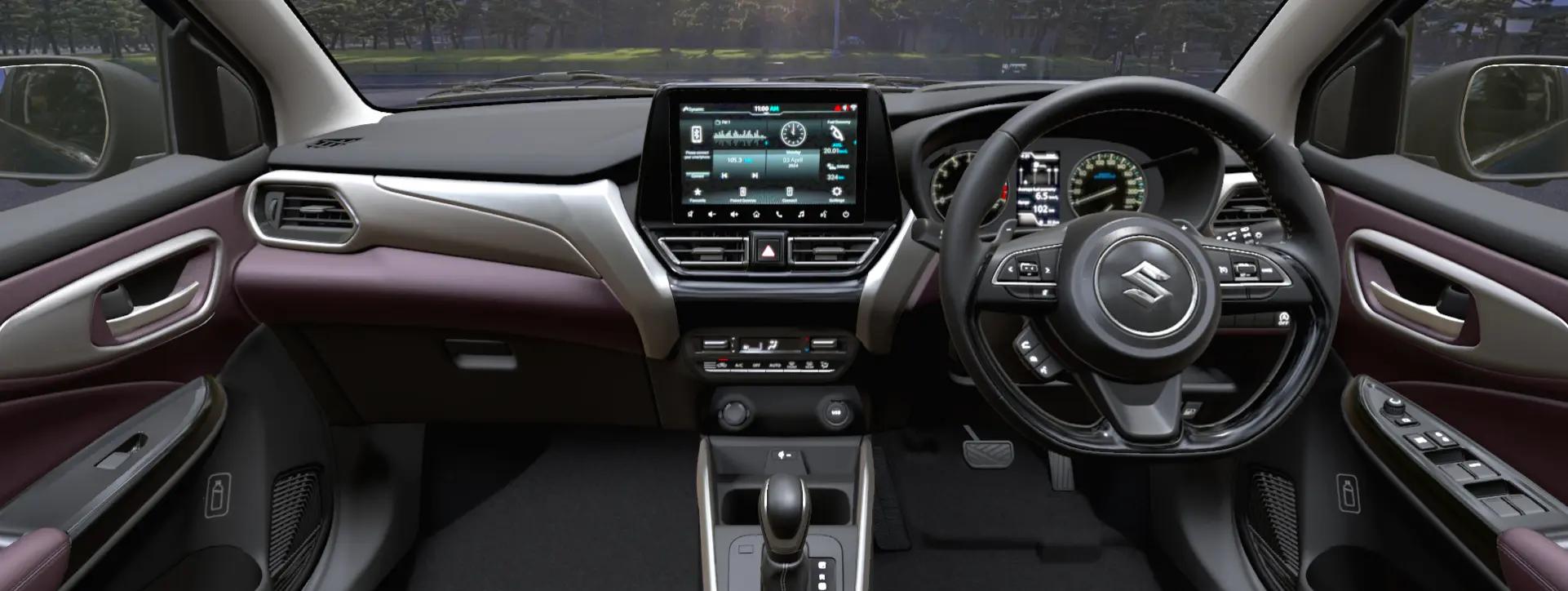 Maruti Suzuki FRONX dashboard Maruti Suzuki FRONX dashboard