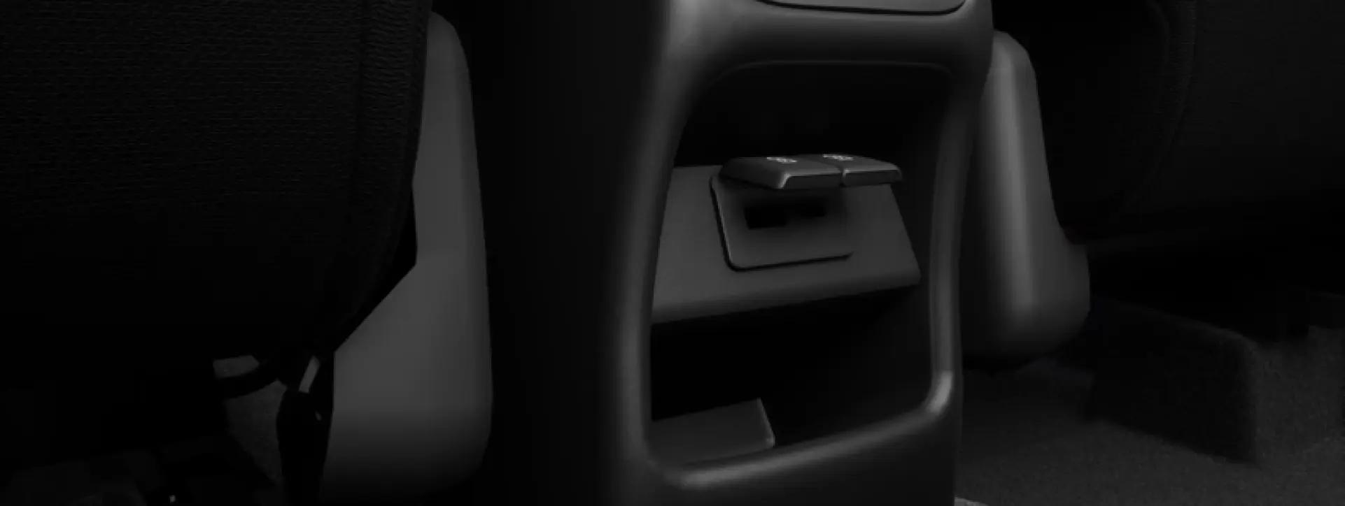 Maruti Suzuki FRONX rear fast charging USB ports Maruti Suzuki FRONX rear fast charging USB ports