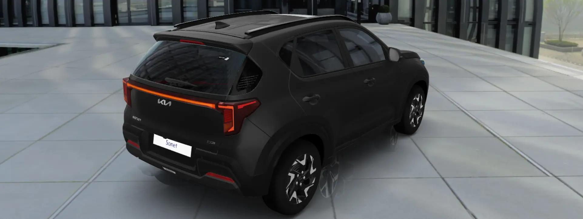 Kia Sonet Rear Right Side View Kia Sonet Rear Right Side View