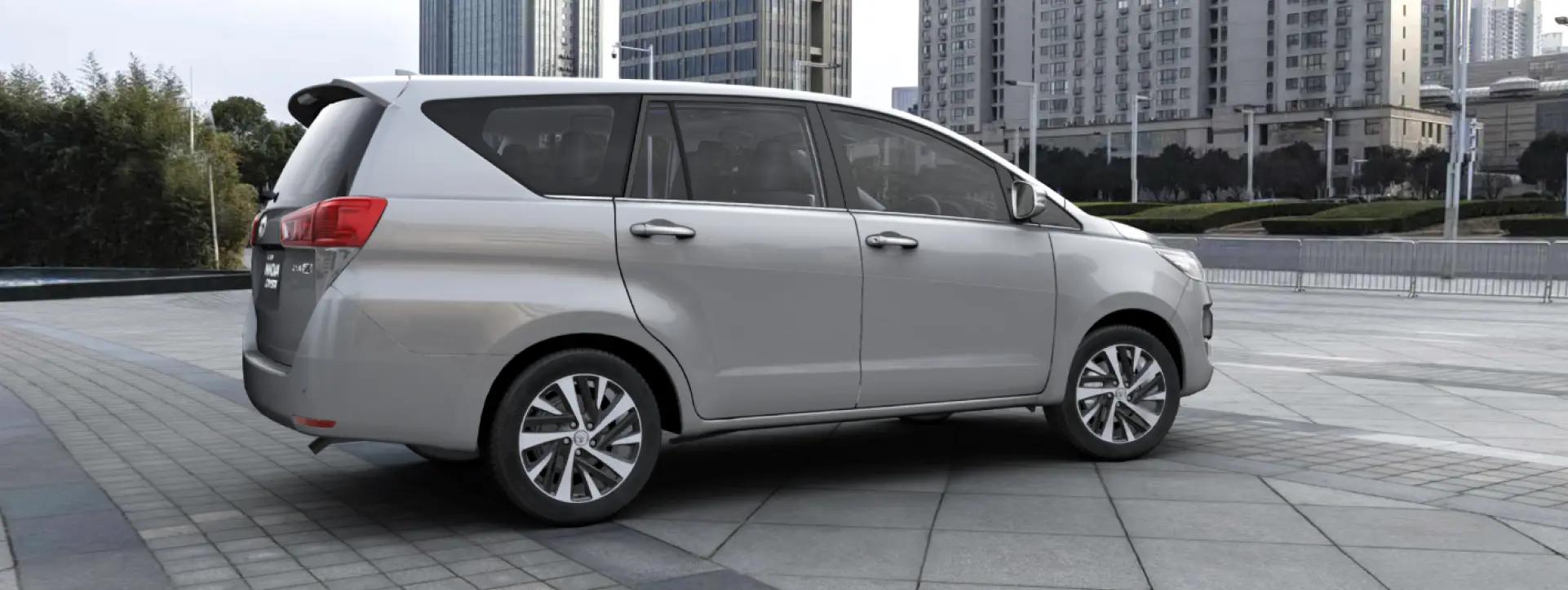 Toyota Innova Crysta Rear Right View Toyota Innova Crysta Rear Right View