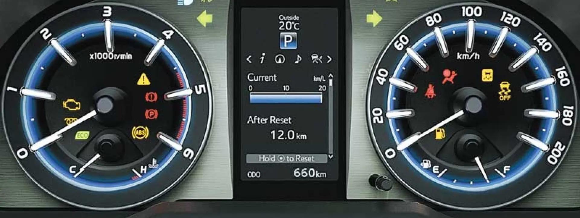 Toyota Innova Crysta Instrument Cluster Toyota Innova Crysta Instrument Cluster