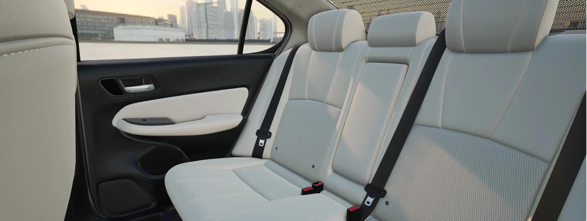 Honda City Rear Seats View Honda City Rear Seats View