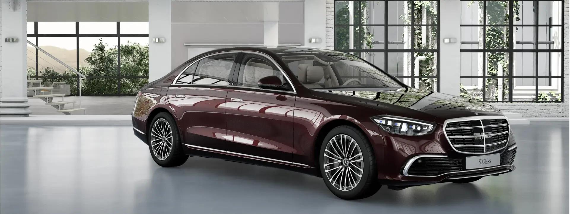 Mercedes-Benz S Class Front Right Quarter View Mercedes-Benz S Class Front Right Quarter View