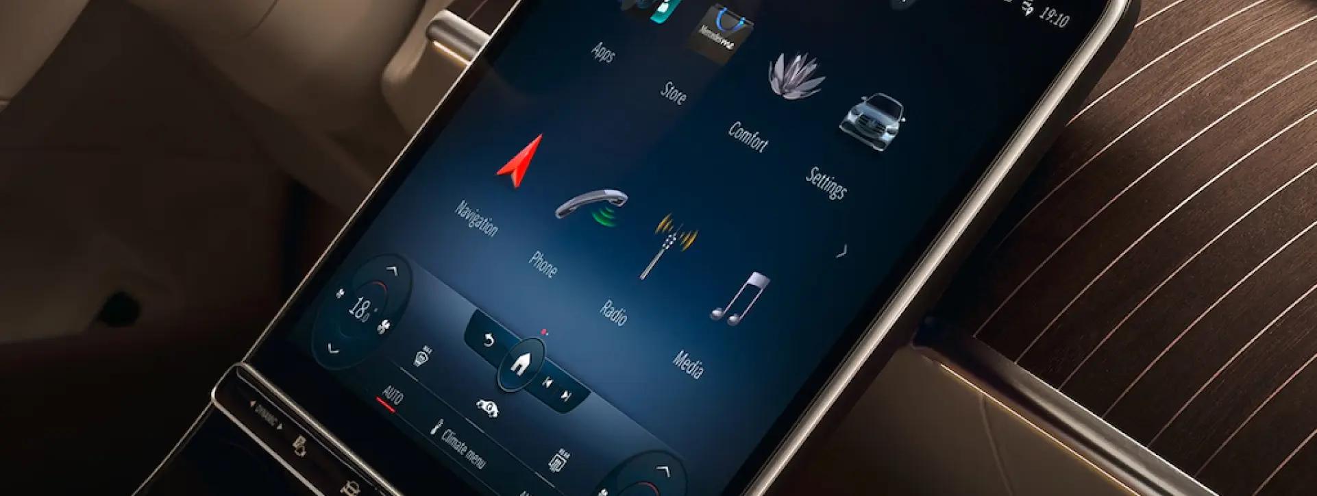 Mercedes-Benz S Class Infotainment System Main Menu Mercedes-Benz S Class Infotainment System Main Menu
