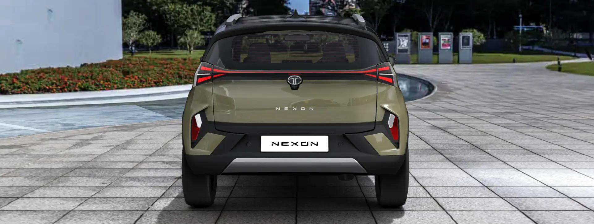 Tata Nexon Back Side View Tata Nexon Back Side View