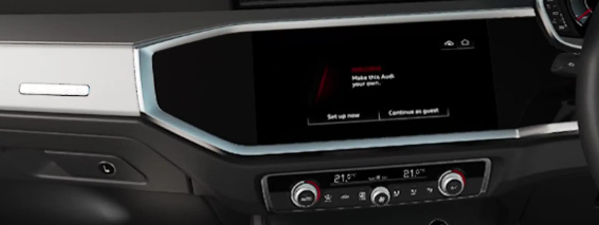 Audi Q3 Infotainment System Main Menu Audi Q3 Infotainment System Main Menu