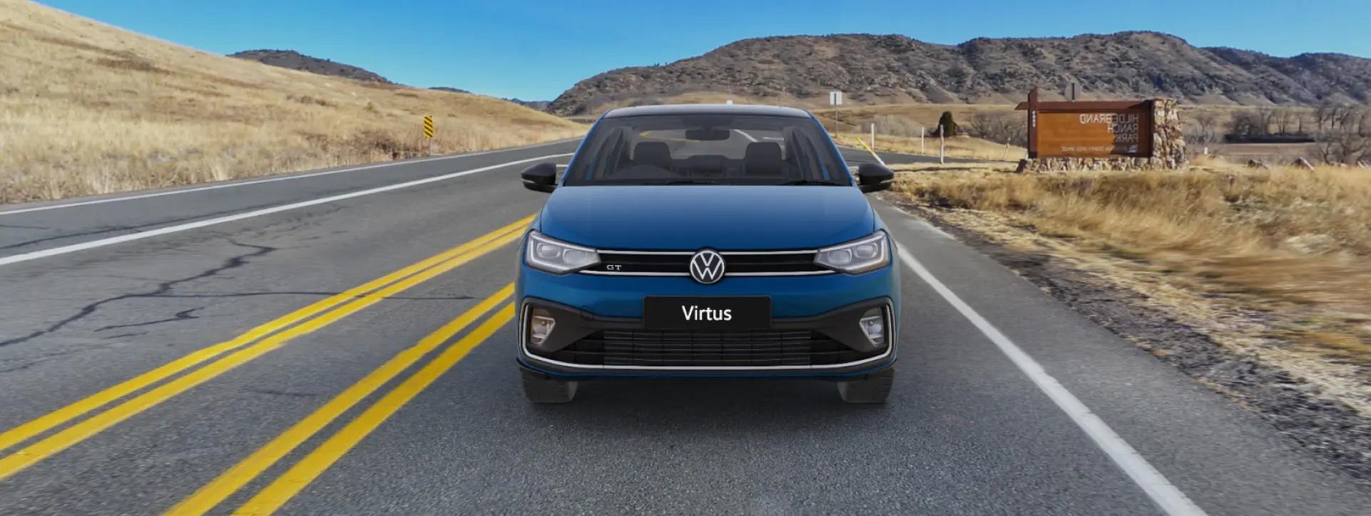 Volkswagen Virtus Front Side View Volkswagen Virtus Front Side View