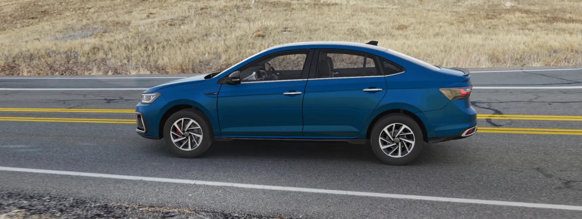 Volkswagen Virtus Left Side View Volkswagen Virtus Left Side View
