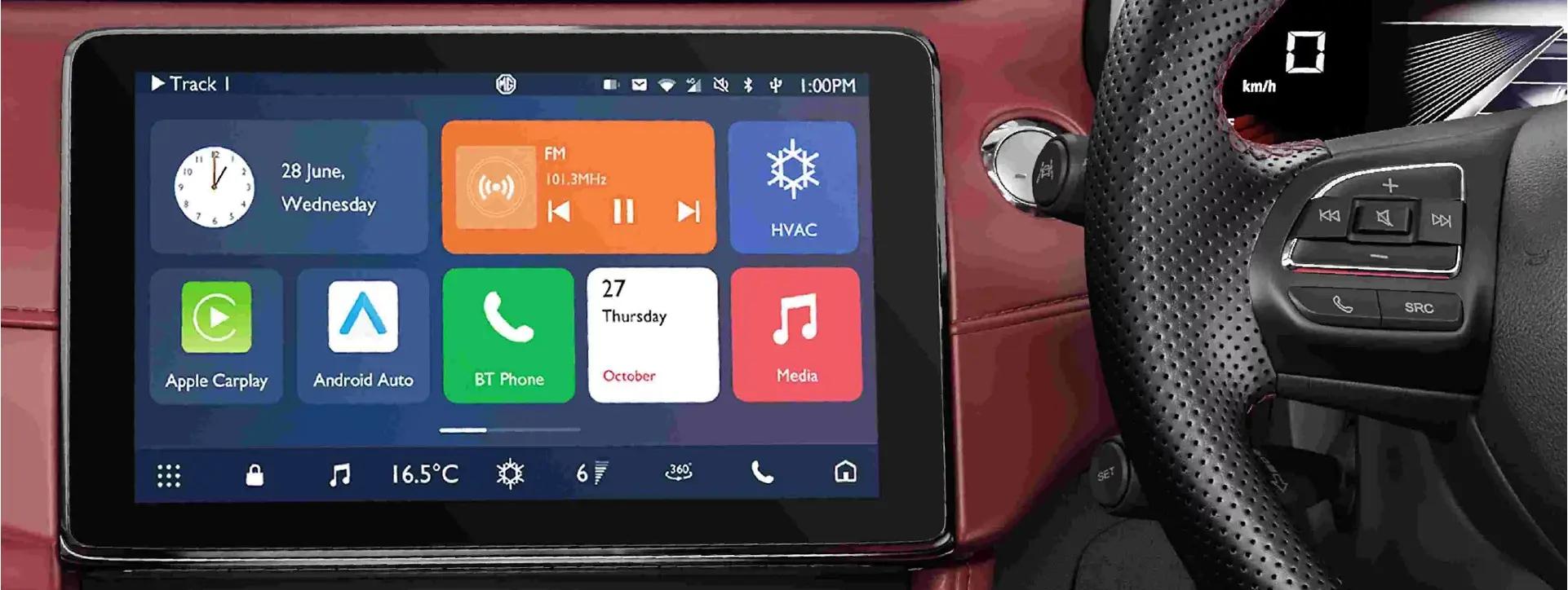 Morris Garages Astor Infotainment System Main Menu Morris Garages Astor Infotainment System Main Menu