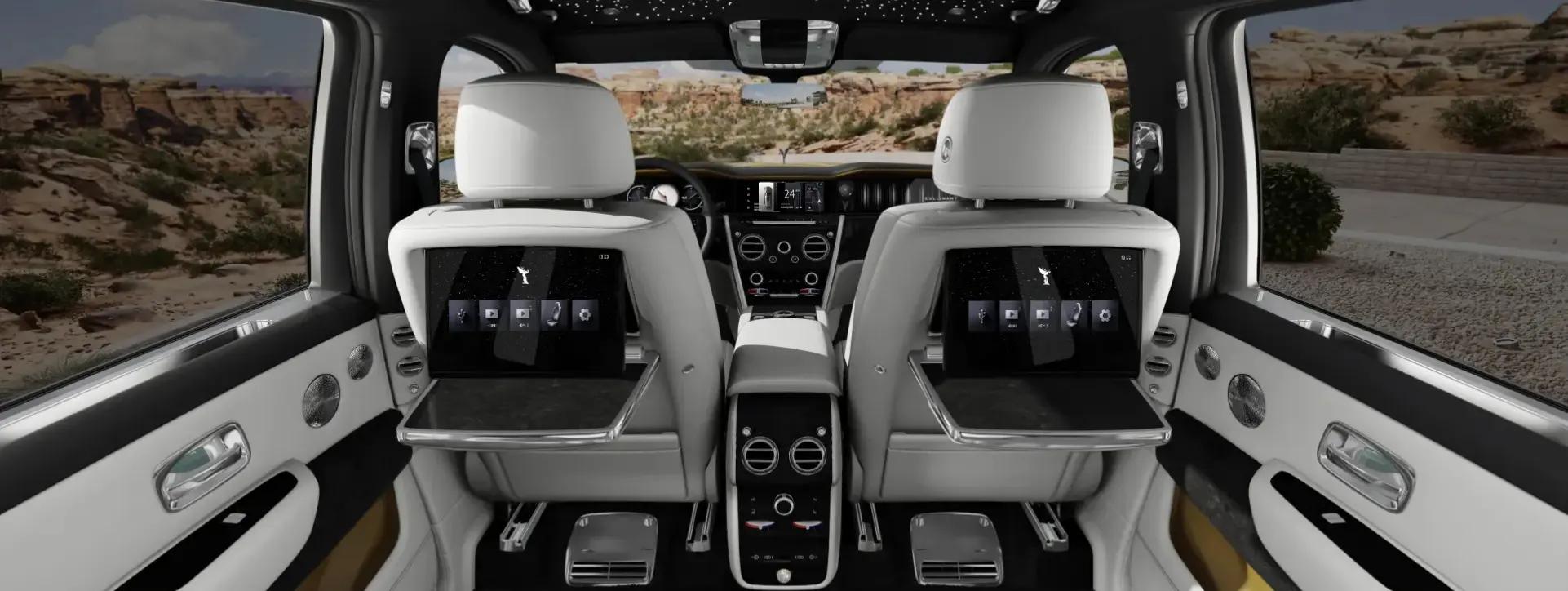 Rolls Royce Cullinan Entertainment System (Rear) Rolls Royce Cullinan Entertainment System (Rear)