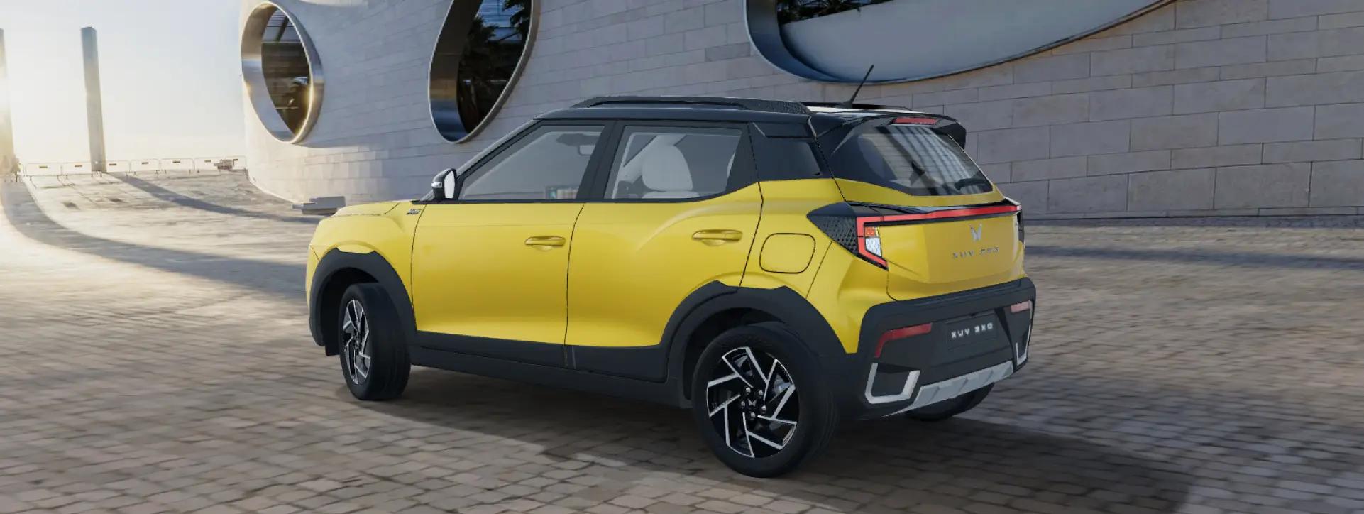 Mahindra XUV 3XO Rear Left Side View Mahindra XUV 3XO Rear Left Side View