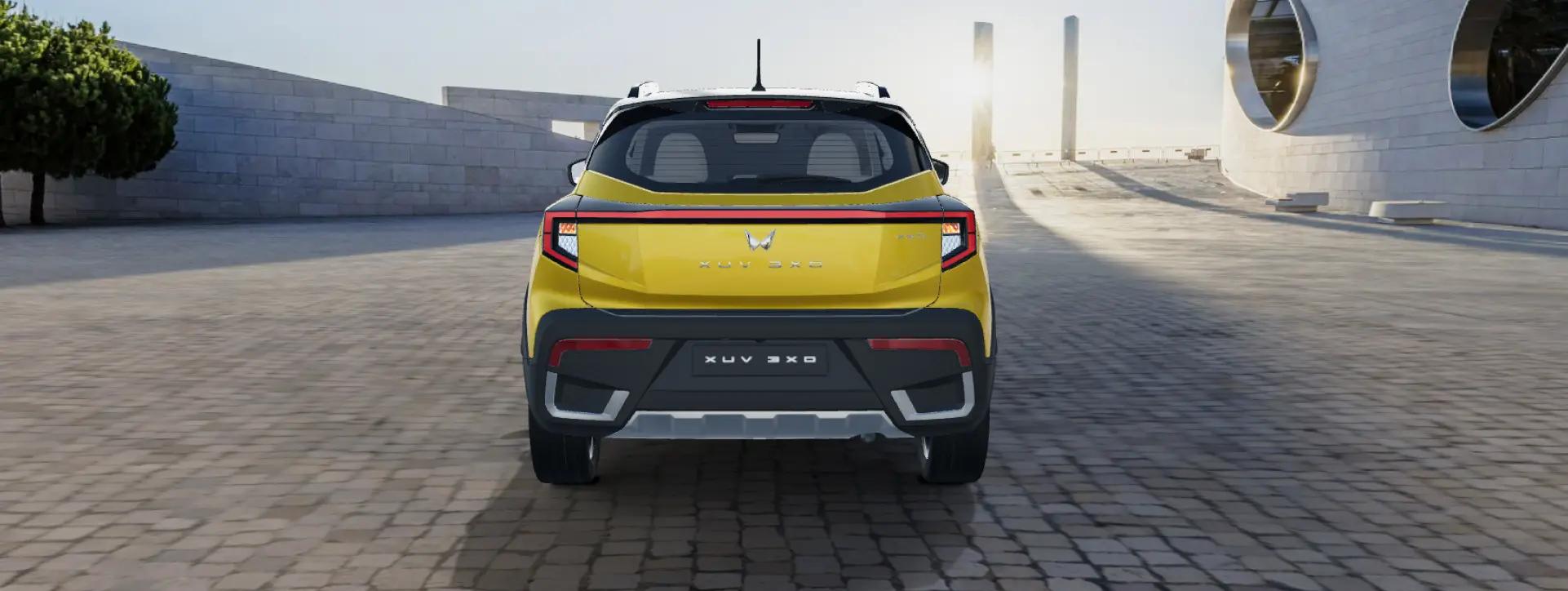 Mahindra XUV 3XO Rear View Mahindra XUV 3XO Rear View