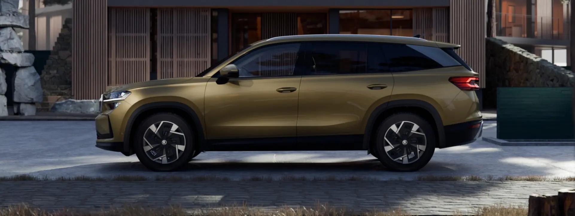 Skoda Kodiaq Left Side View Skoda Kodiaq Left Side View