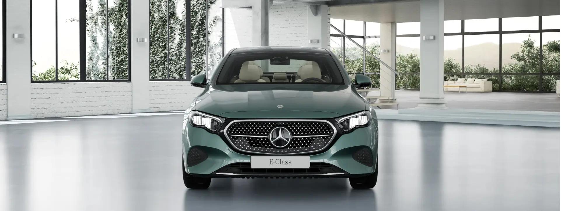 Mercedes-Benz E-Class LWB Front View Mercedes-Benz E-Class LWB Front View