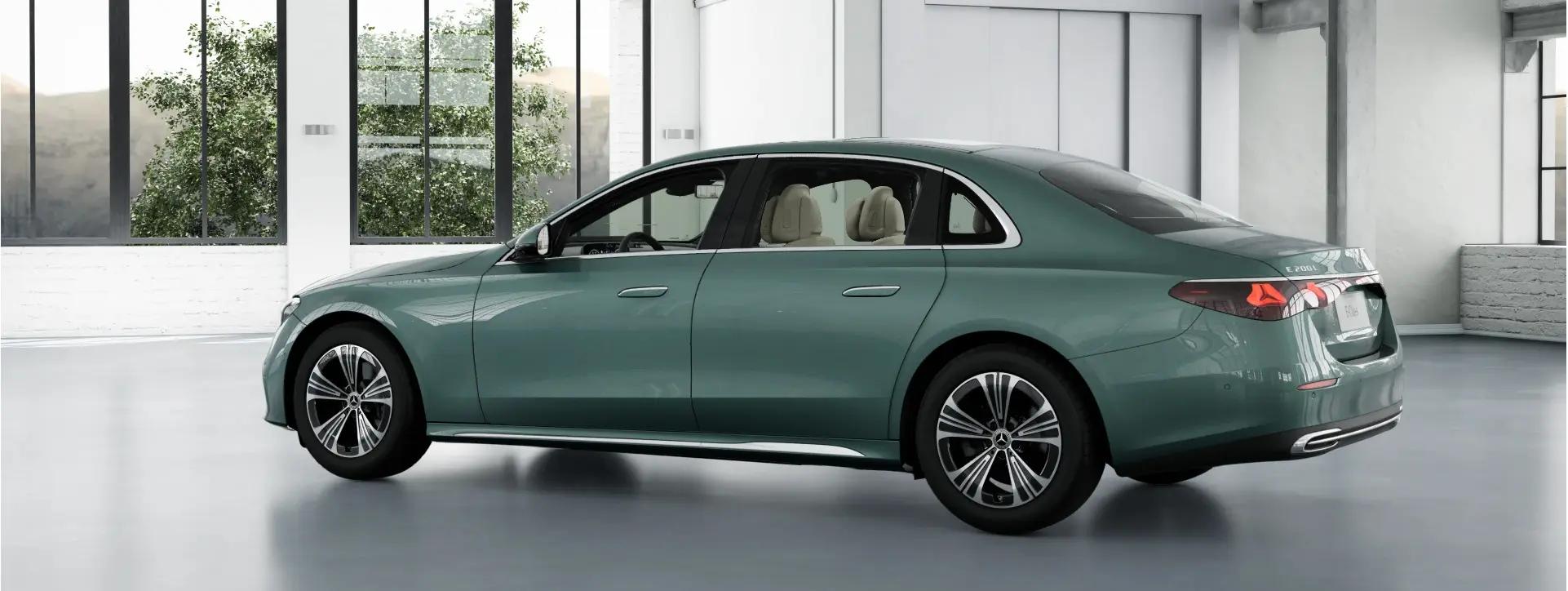 Mercedes-Benz E-Class LWB Rear Left Side View Mercedes-Benz E-Class LWB Rear Left Side View