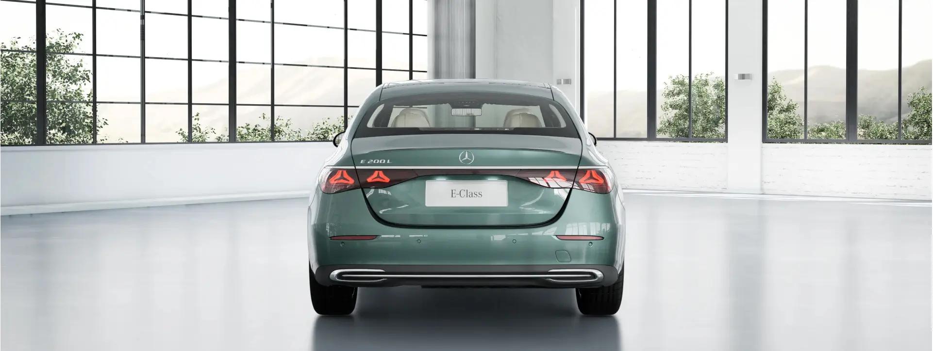 Mercedes-Benz E-Class LWB Rear View Mercedes-Benz E-Class LWB Rear View