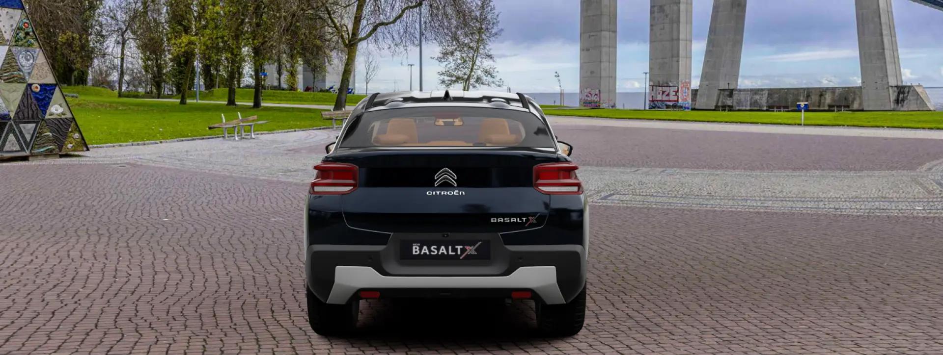 Citroen Basalt Rear View Citroen Basalt Rear View