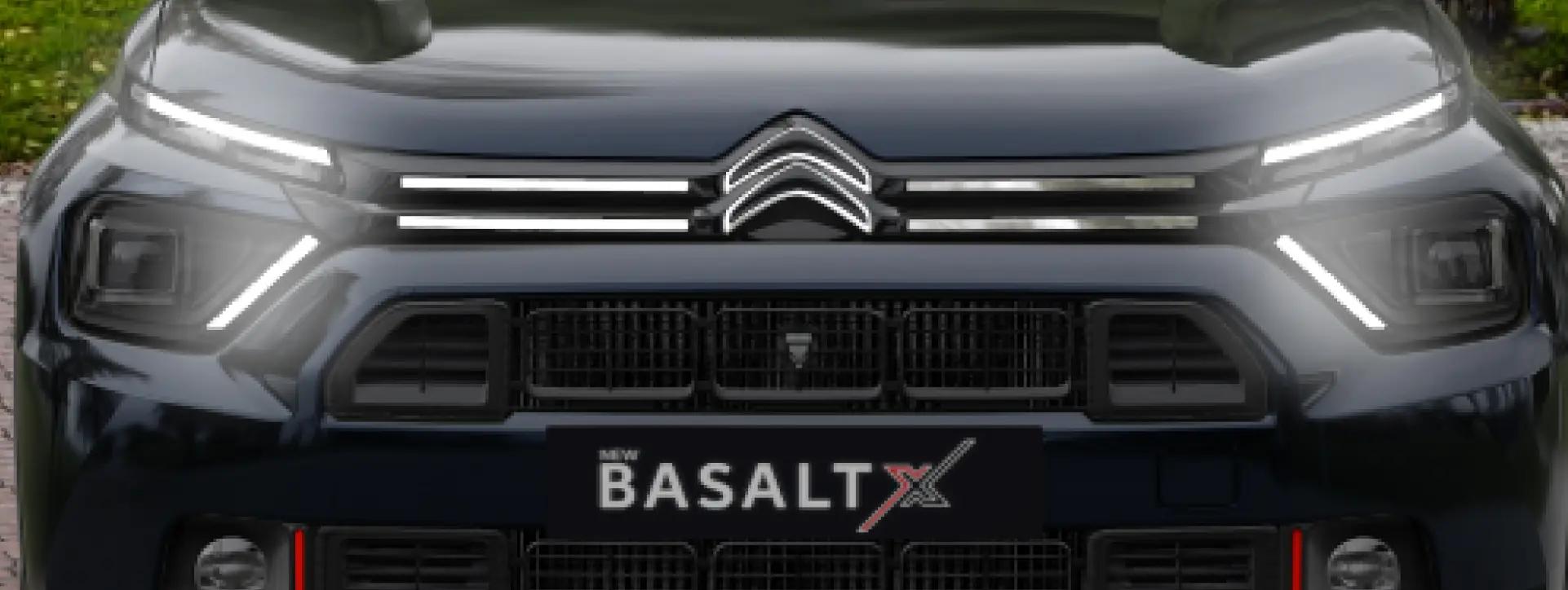 Citroen Basalt Front Logo Citroen Basalt Front Logo