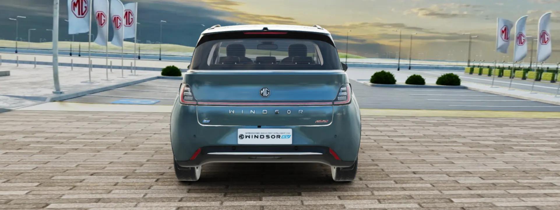 Morris Garages Windsor EV Rear View Morris Garages Windsor EV Rear View