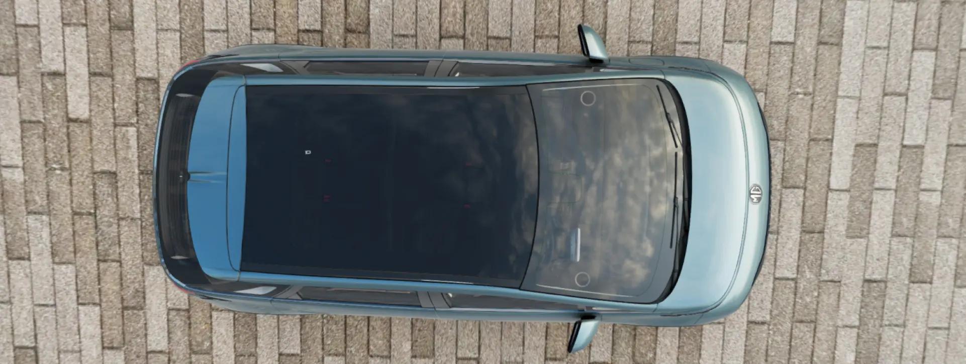 Morris Garages Windsor EV Top View Morris Garages Windsor EV Top View