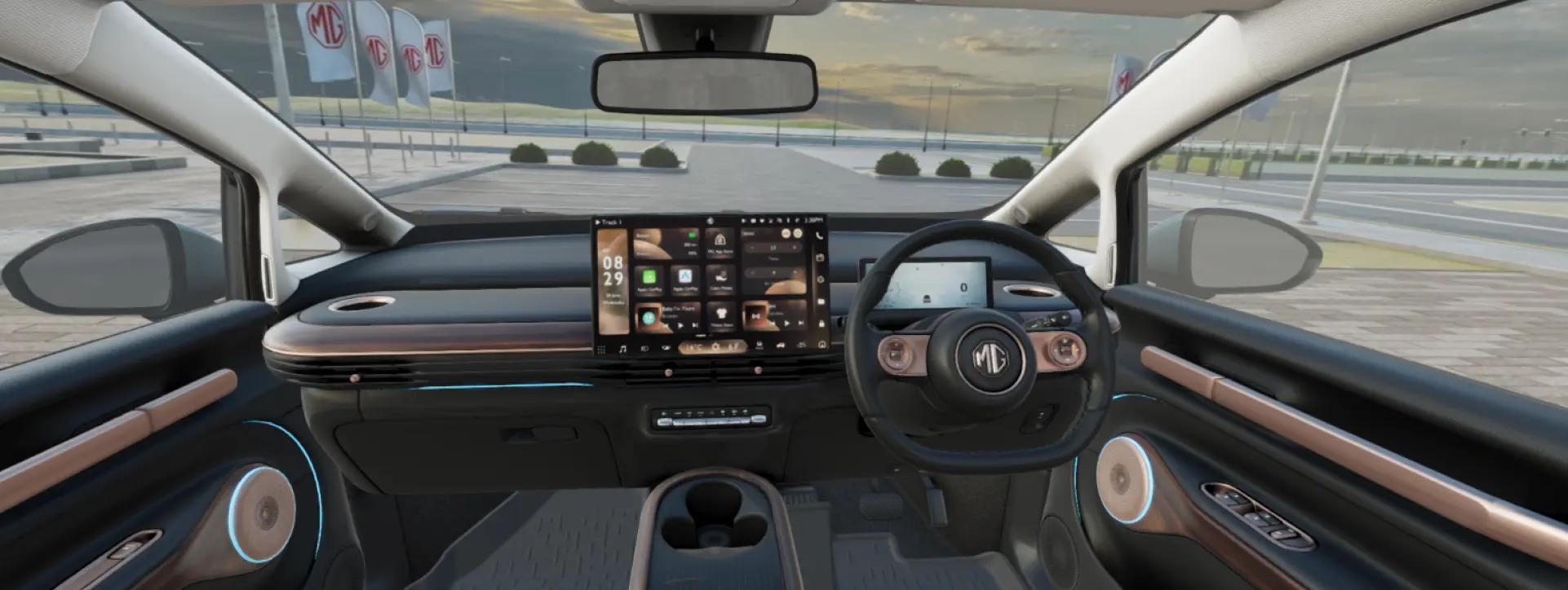 Morris Garages Windsor EV Dashboard Morris Garages Windsor EV Dashboard