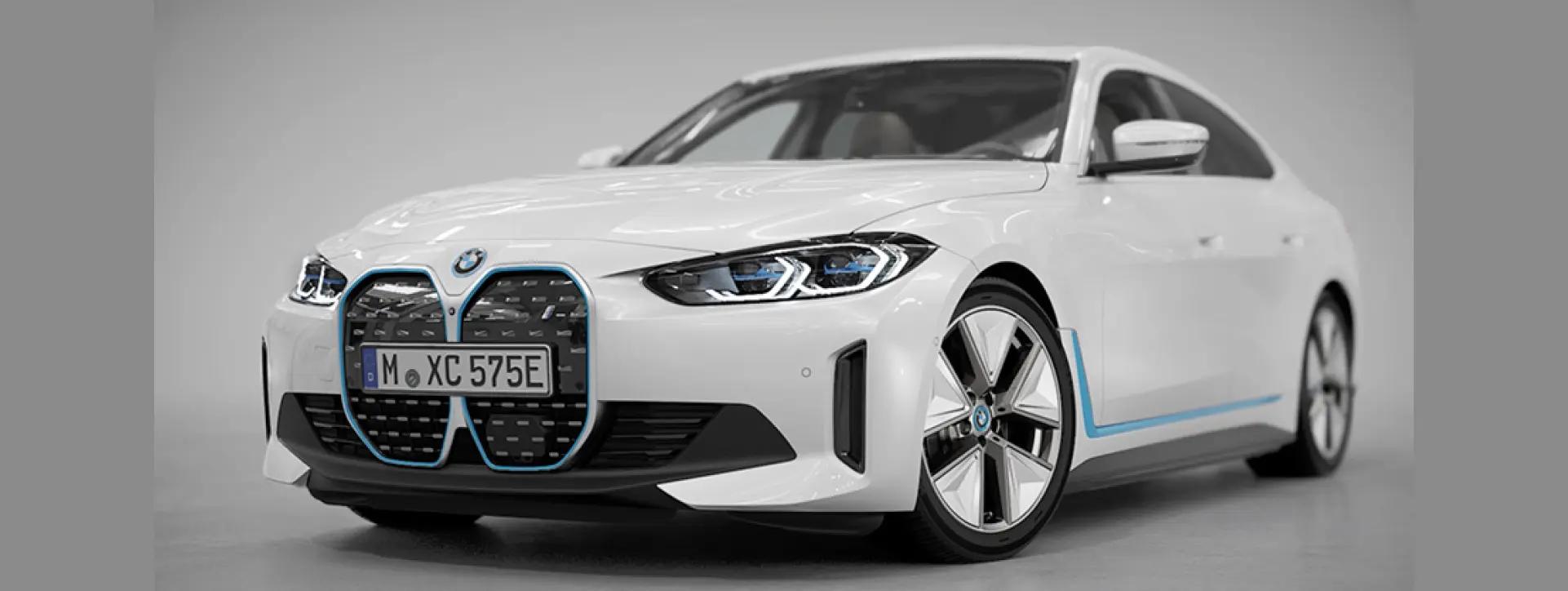 BMW i4 Front Left View BMW i4 Front Left View