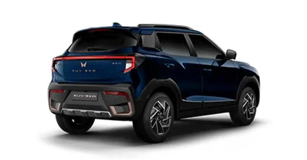 Mahindra XUV 3XO EV Right Rear Three Quarter Mahindra XUV 3XO EV Right Rear Three Quarter
