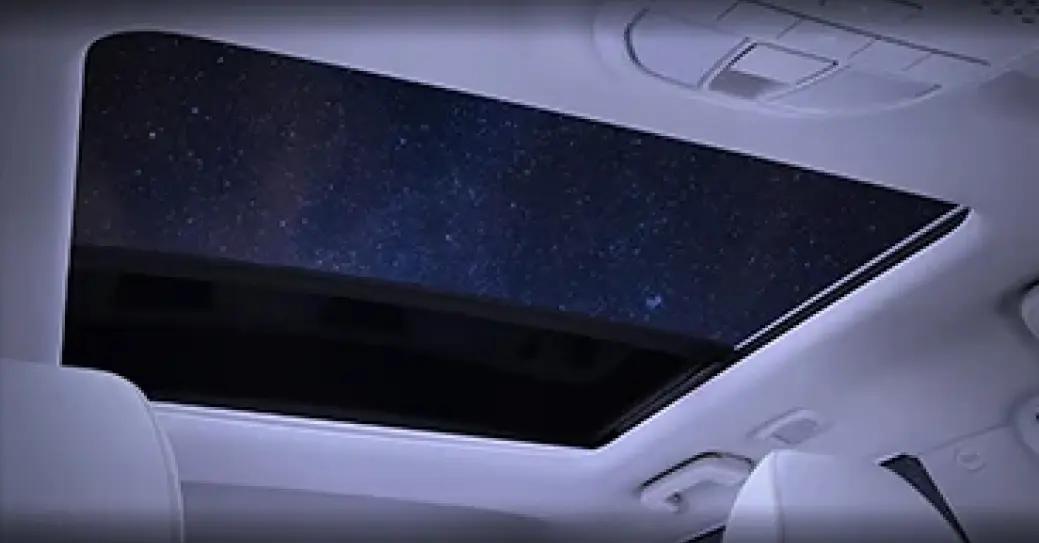 Mahindra XUV 3XO EV Sunroof(Inside View) Mahindra XUV 3XO EV Sunroof(Inside View)
