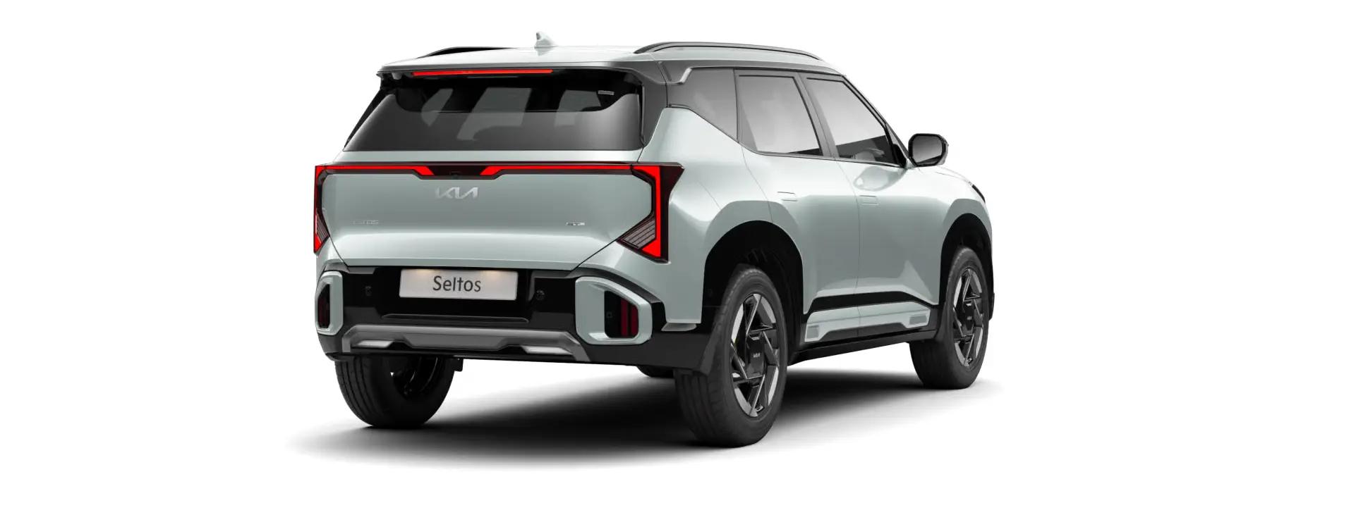 Kia Seltos Rear Right Three Quarter View Kia Seltos Rear Right Three Quarter View