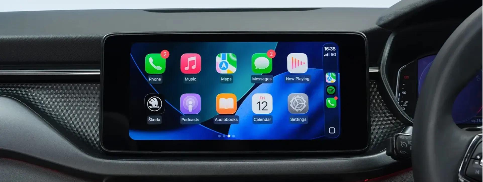 Skoda Kushaq Infotainment System Skoda Kushaq Infotainment System