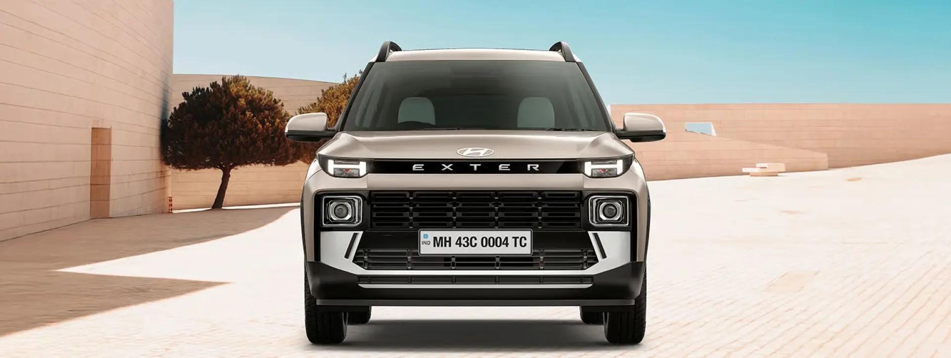 Hyundai Exter Front View Hyundai Exter Front View