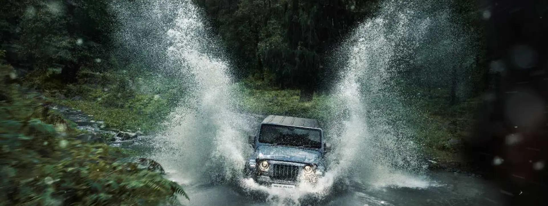 Mahindra Thar Front View Mahindra Thar Front View