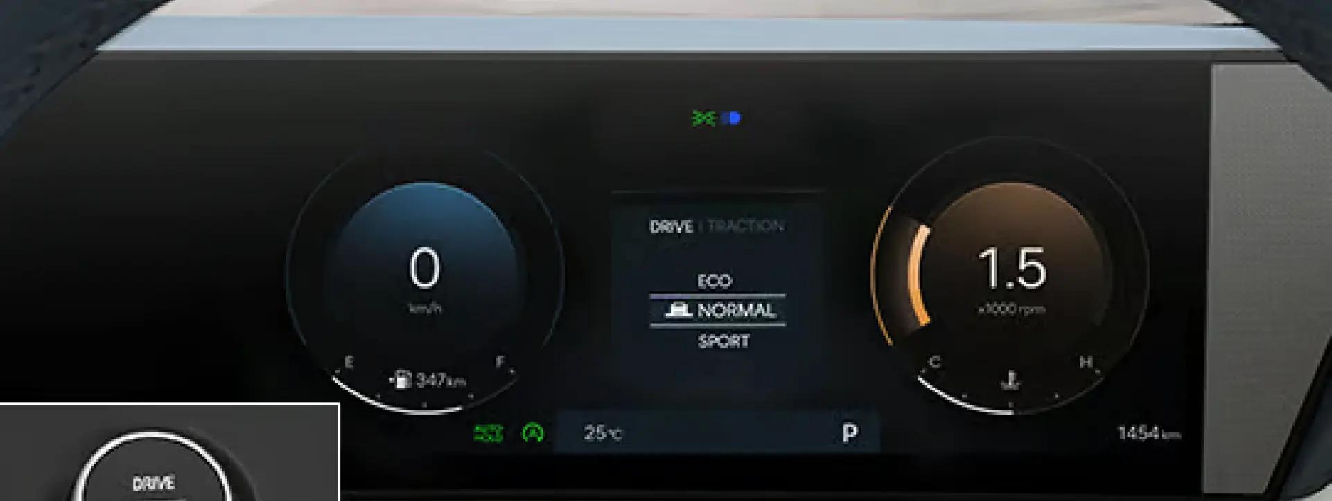 Hyundai VENUE Efficient drive mode select Hyundai VENUE Efficient drive mode select