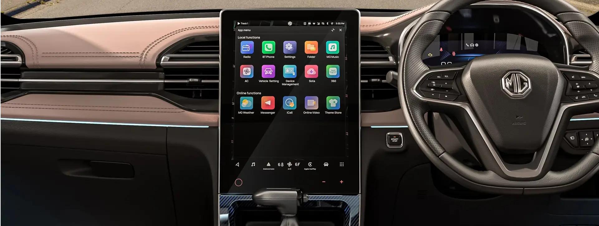 Morris Garages Hector Plus Steering Mounted Controls Morris Garages Hector Plus Steering Mounted Controls