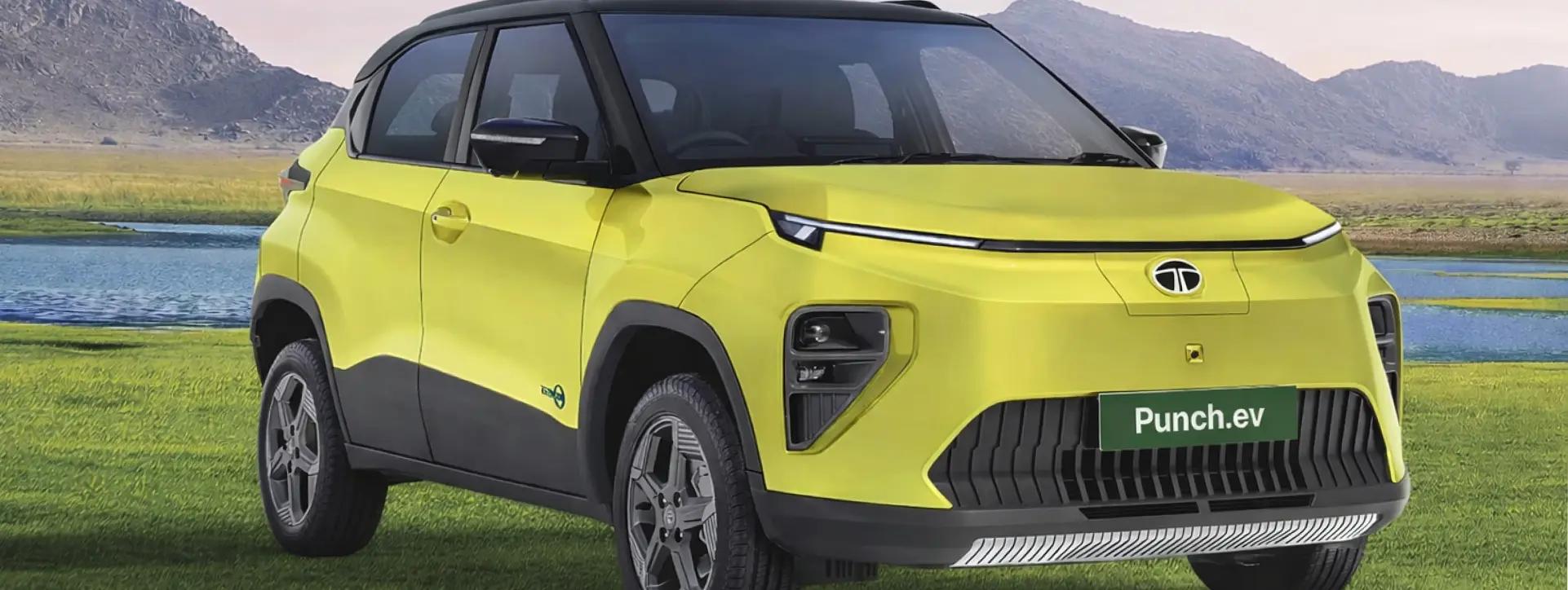 Tata Punch EV Front Right Quarter View Tata Punch EV Front Right Quarter View