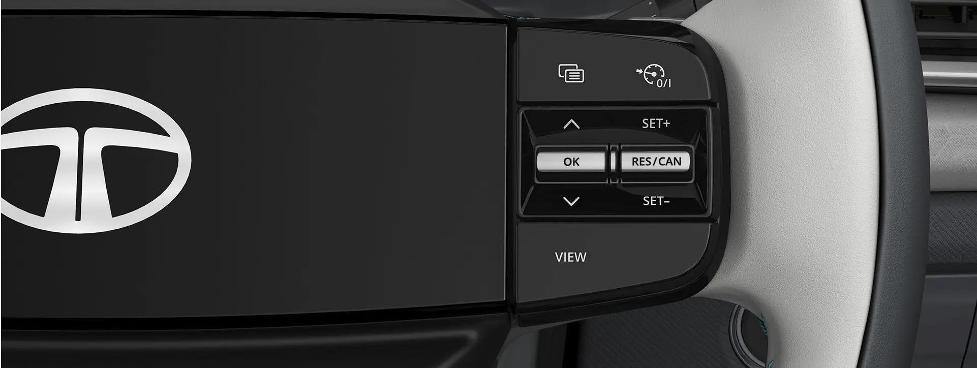 Tata Punch EV Steering Wheel Buttons (Right) Tata Punch EV Steering Wheel Buttons (Right)