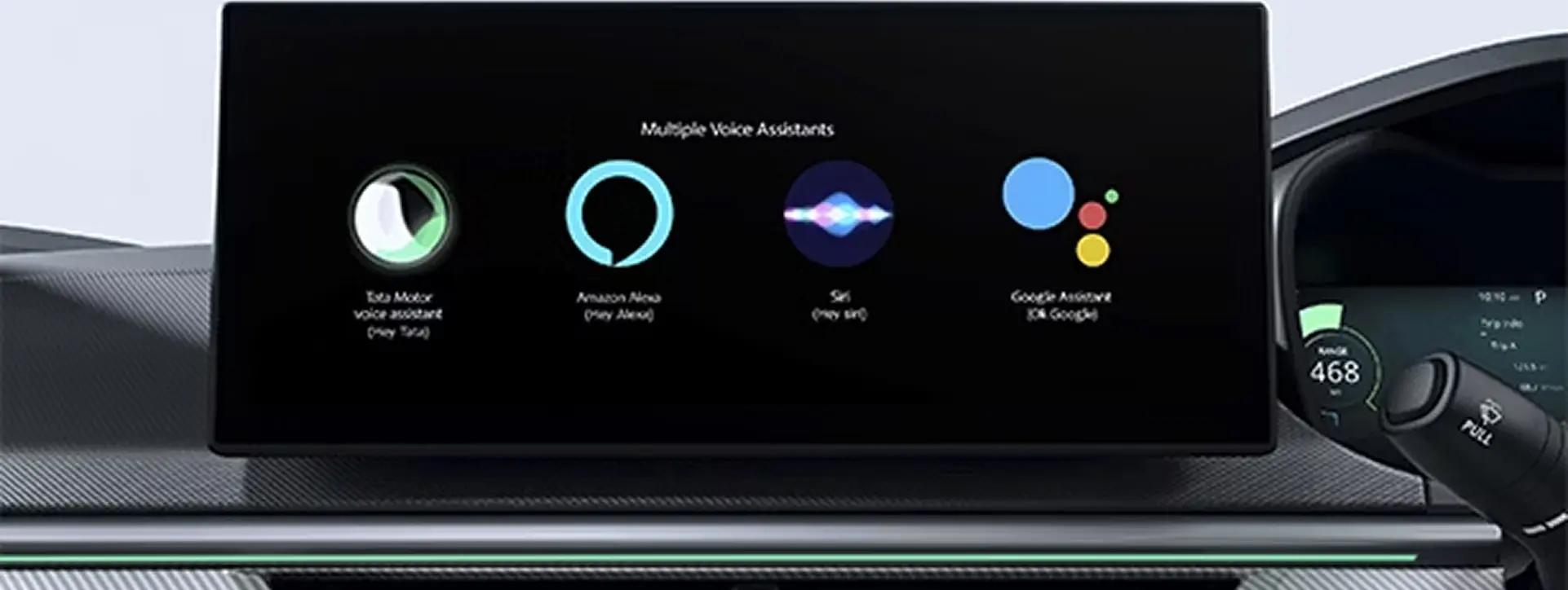 Tata Curvv EV Multiple Voice Assistants Tata Curvv EV Multiple Voice Assistants