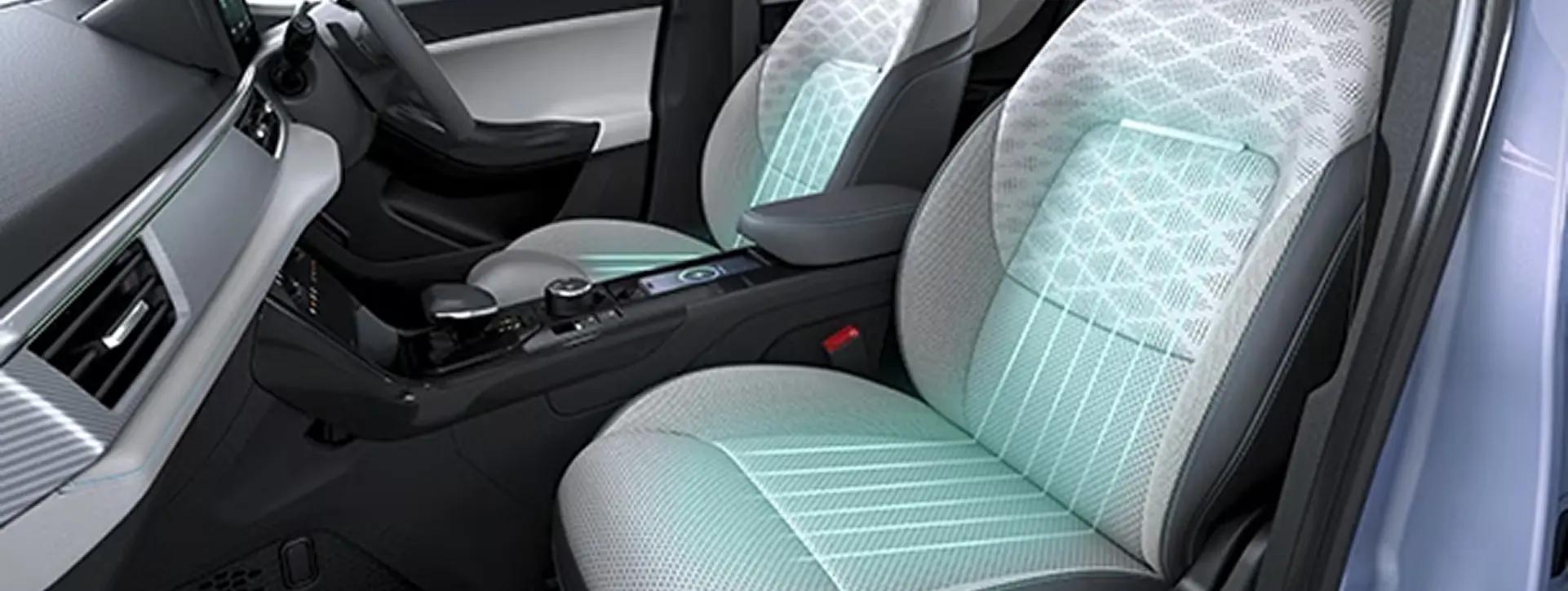 Tata Curvv EV Advanced Comfort Seats with Ventilation Tata Curvv EV Advanced Comfort Seats with Ventilation
