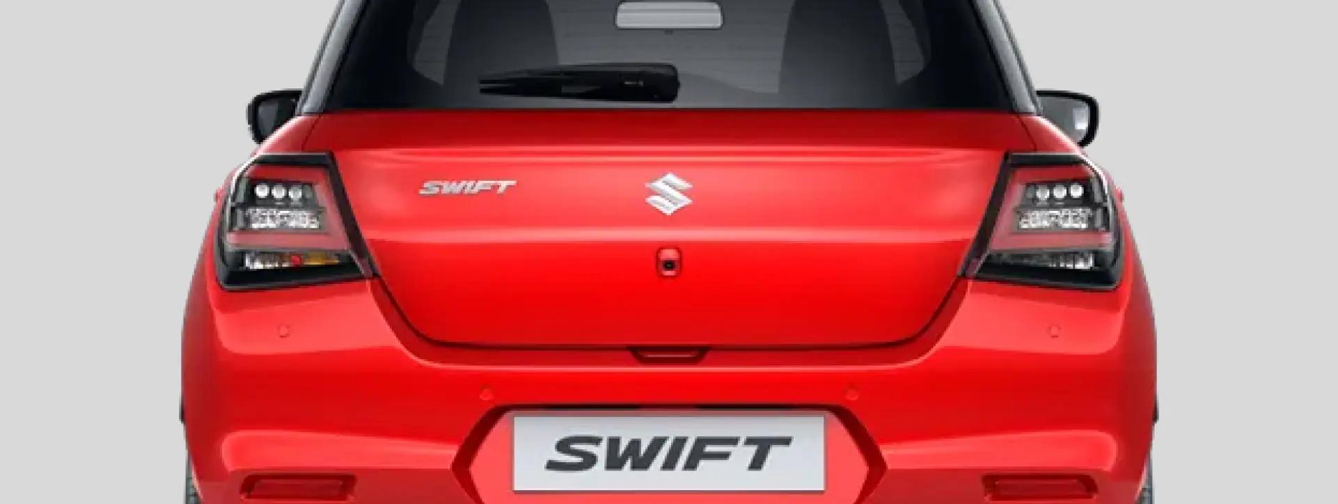 Maruti Suzuki Swift Rear View Closeup Maruti Suzuki Swift Rear View Closeup