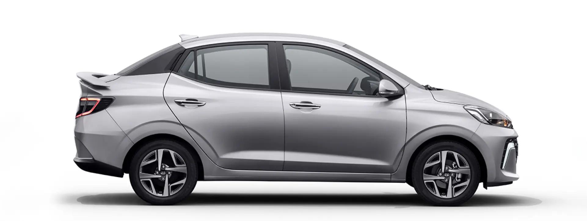 Hyundai Aura left side view Hyundai Aura left side view